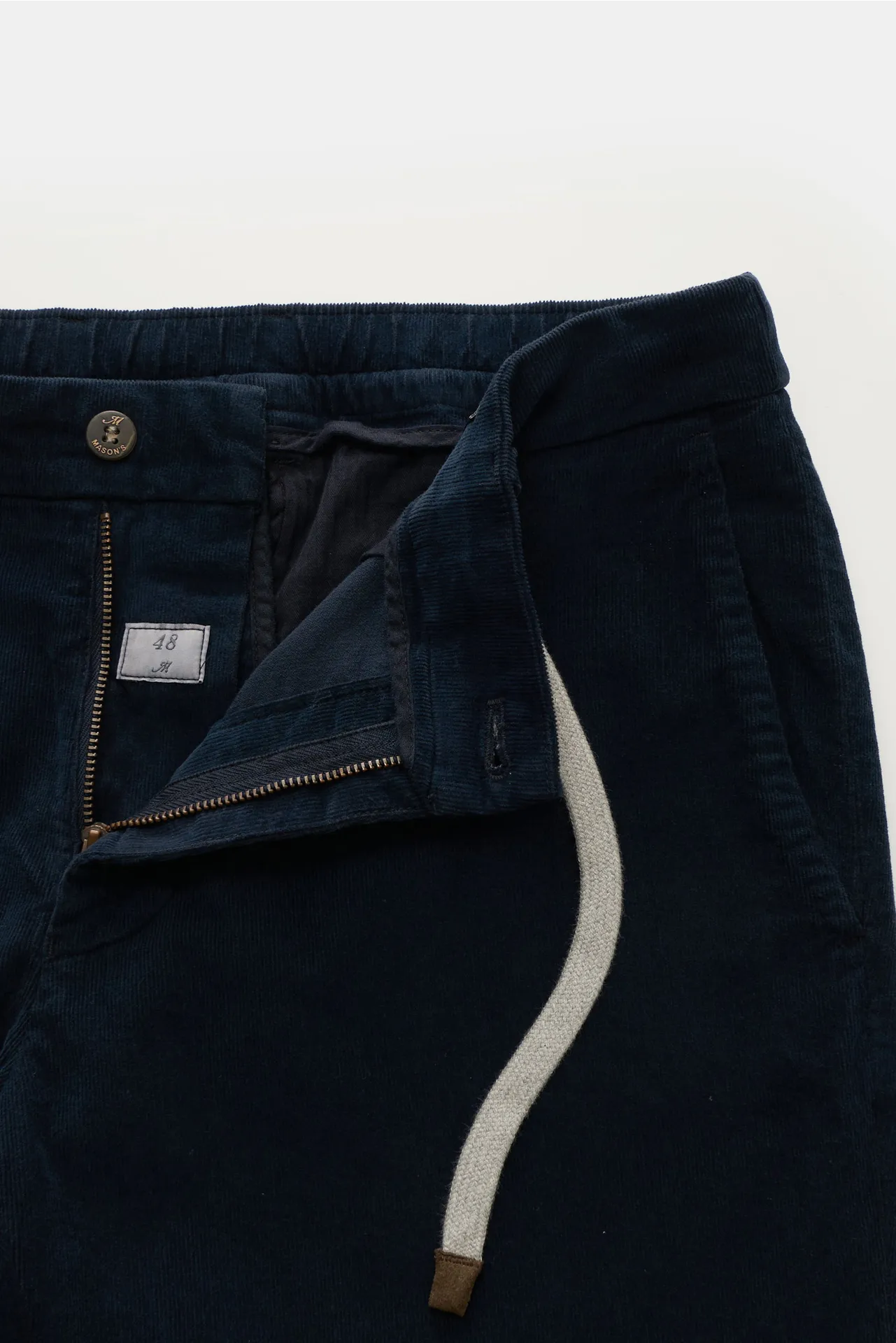 Mason's - Herren - Cord-Jogpants 'New York String' navy – Bild 4