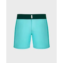 Vilebrequin - Color Block Stretch-badeshorts Mit Flachem Bund Für Herren - Bademode - Merle - Blau - Größe M Vilebrequin - Color Block Stretch-badeshorts Mit Flachem Bund Für Herren - Bademode - Merle - Blau - Größe M