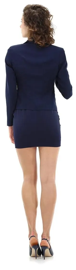 Kocca - Tailored Blue Polyester Blazer - Größe L - blau – Bild 2