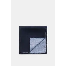 Brunello Cucinelli - Herren - Seiden-Einstecktuch navy/blau meliert Brunello Cucinelli - Herren - Seiden-Einstecktuch navy/blau meliert