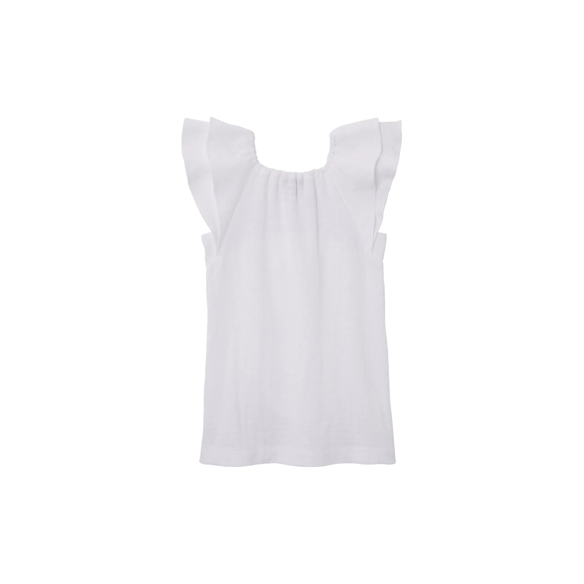 Vilebrequin Baumwollkleid Mit Aufgestickter Schildkröte Für Mädchen - Ganaille - Weiss - Größe 4 – Bild 2