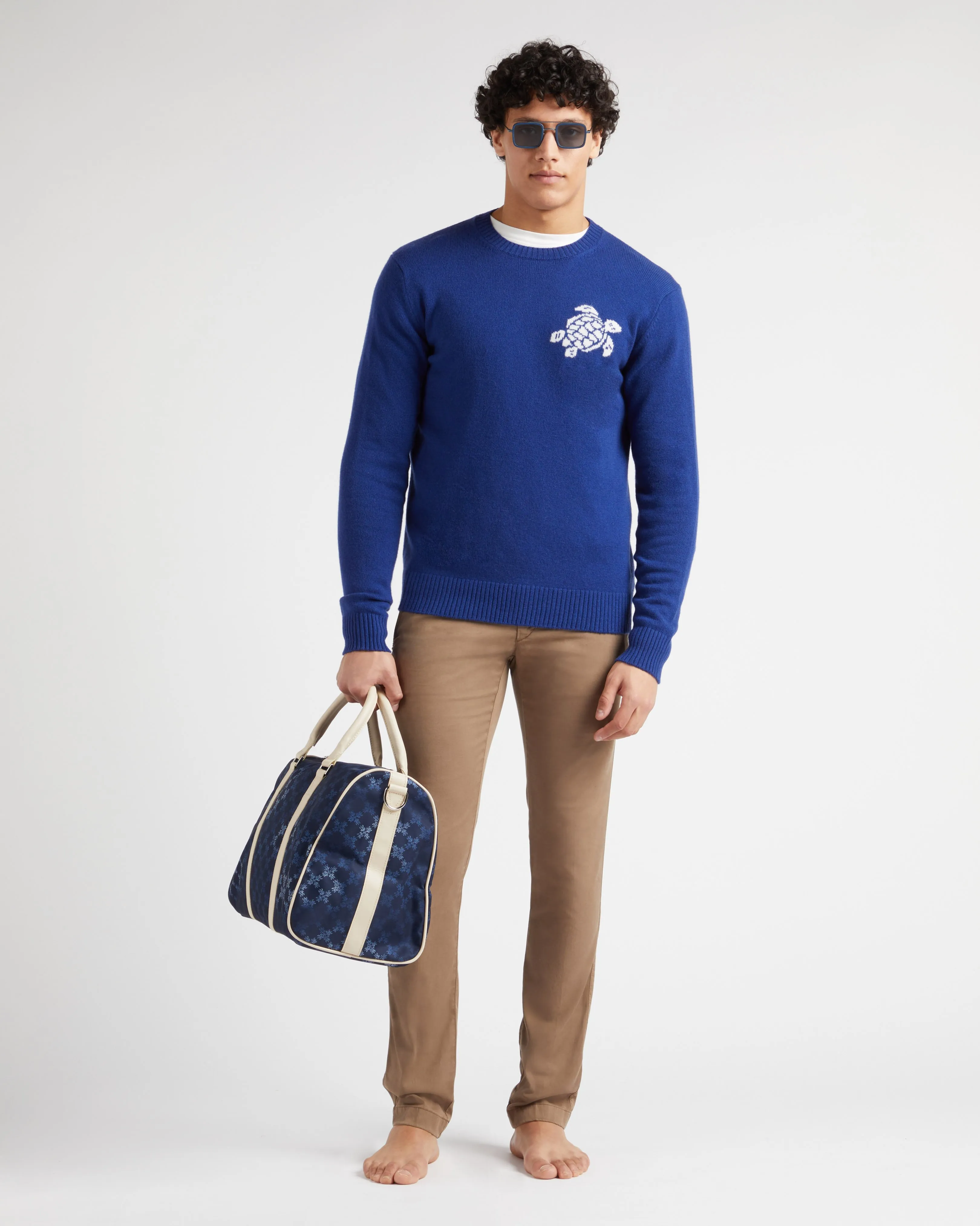 Vilebrequin - Solid Chinohose Aus Tencel Und Baumwolle Für Herren - Hose - Taillat - Marone - Größe 32 – Bild 5