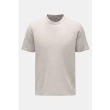 Officine Générale - Herren - Rundhals-T-Shirt %27Cneck Tee%27 hellgrau meliert Officine Générale - Herren - Rundhals-T-Shirt %27Cneck Tee%27 hellgrau meliert