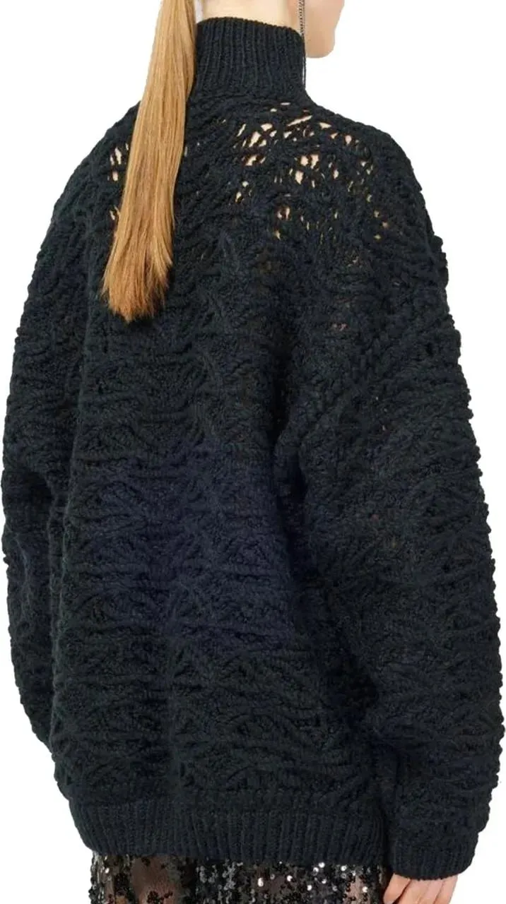 Semi Couture - Semicouture Truien Zwart S4wc31 - Größe M - schwarz – Bild 2