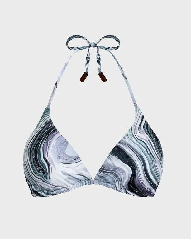 Vilebrequin - Marble Triangel-bikinioberteil Für Damen - Bademode - Fleur - Weiss - Größe XL Vilebrequin - Marble Triangel-bikinioberteil Für Damen - Bademode - Fleur - Weiss - Größe XL