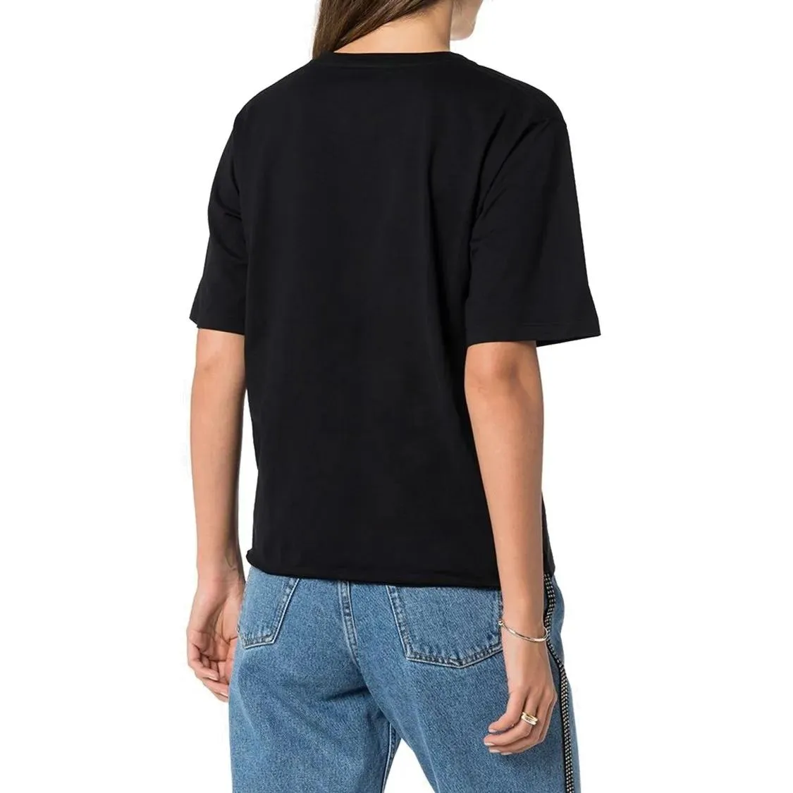 Saint Laurent - Cotton Logo T-Shirt - Größe M - schwarz – Bild 2