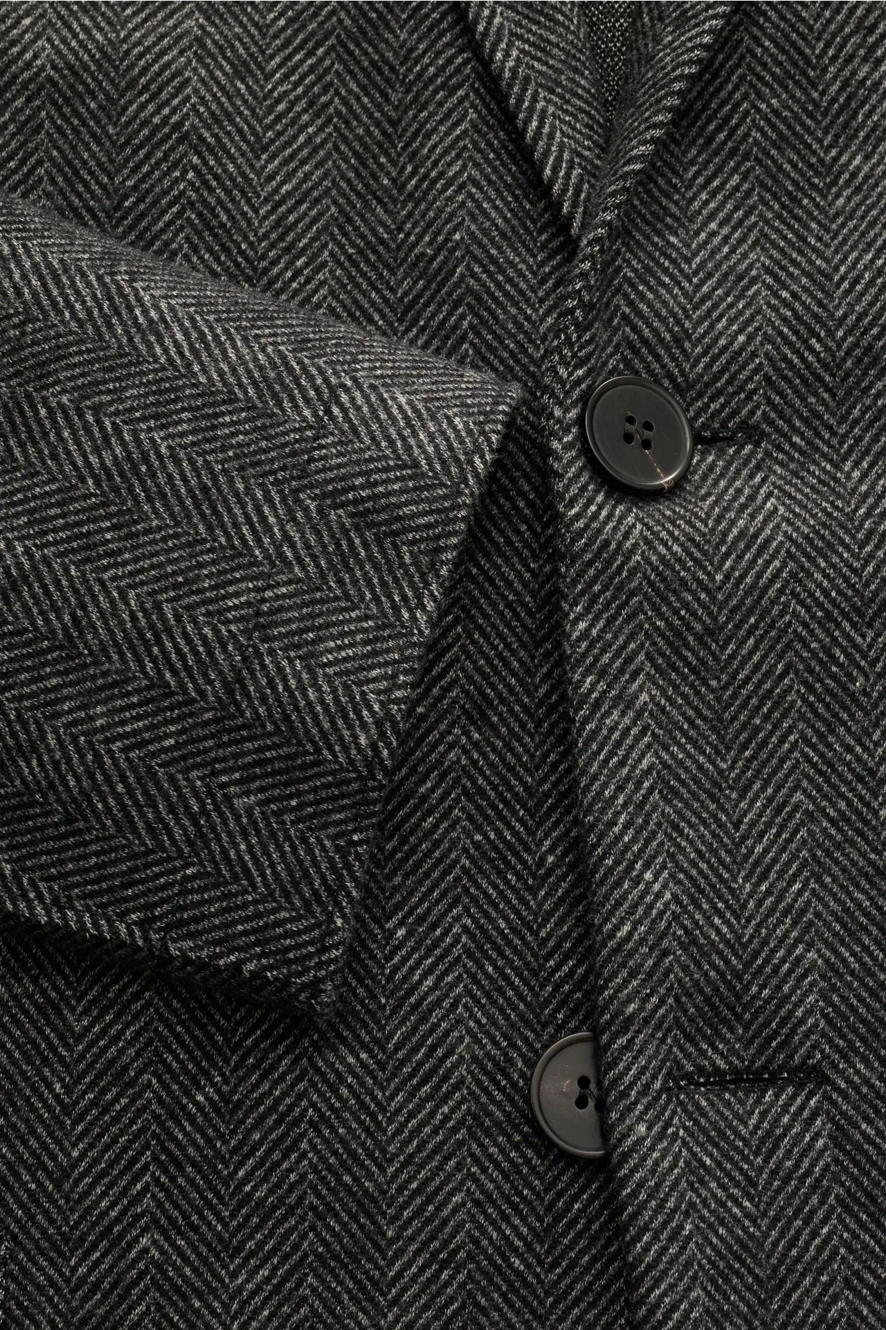 Harris Wharf London - Herren - Sakko dunkelgrau gemustert – Bild 2