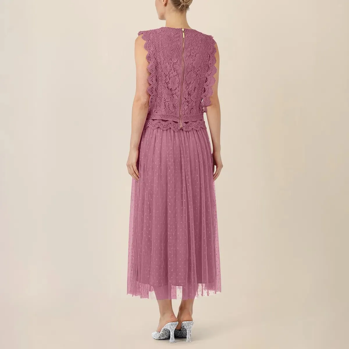 Apart - Tüllrock - Größe 44 - rosa – Bild 2