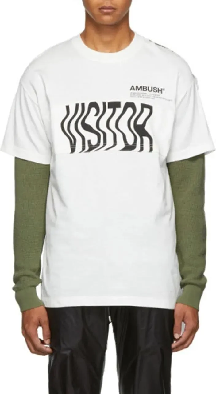 Ambush - Ambush White Cape T-Shirt - Größe S - weiß – Bild 3