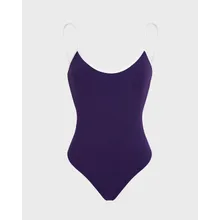 Vilebrequin - Solid Badeanzug Mit Tiefem Rückenausschnitt Für Damen - Bademode - Lamia - Violett - Größe XL Vilebrequin - Solid Badeanzug Mit Tiefem Rückenausschnitt Für Damen - Bademode - Lamia - Violett - Größe XL