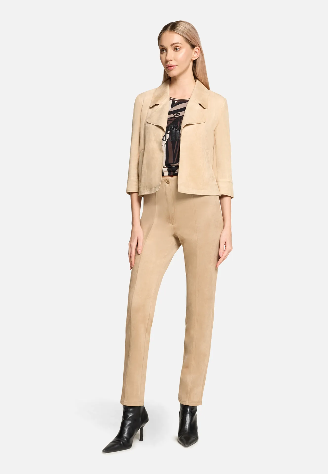 Blazer-Jacke mit Reißverschluss – Bild 2