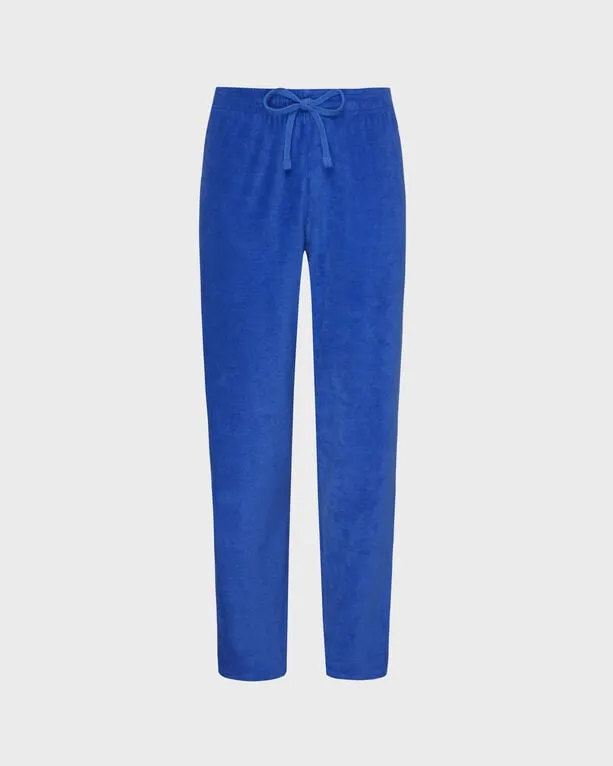 Vilebrequin - Solid Herren Hose Aus Frottee - Hose - Polide - Blau - Größe XXL Vilebrequin - Solid Herren Hose Aus Frottee - Hose - Polide - Blau - Größe XXL