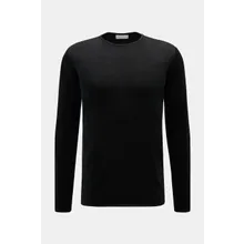 Kiefermann - Herren - Merino Rundhalspullover %27Lutzs%27 schwarz meliert Kiefermann - Herren - Merino Rundhalspullover %27Lutzs%27 schwarz meliert