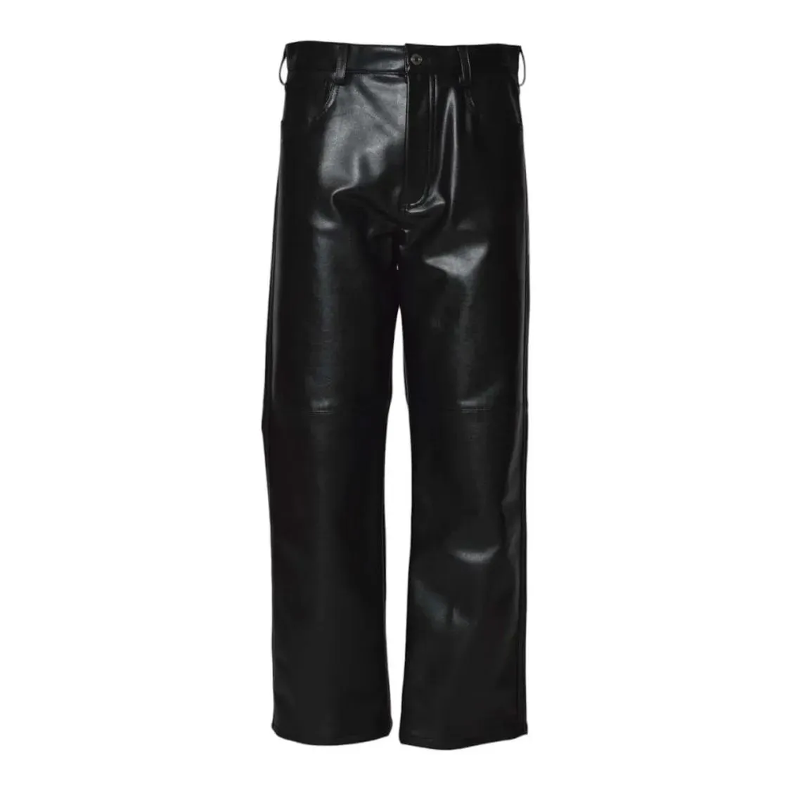 MSGM - Straight-Leg Trousers With Shiny Finish And Classi - Größe 50 - schwarz MSGM - Straight-Leg Trousers With Shiny Finish And Classi - Größe 50 - schwarz