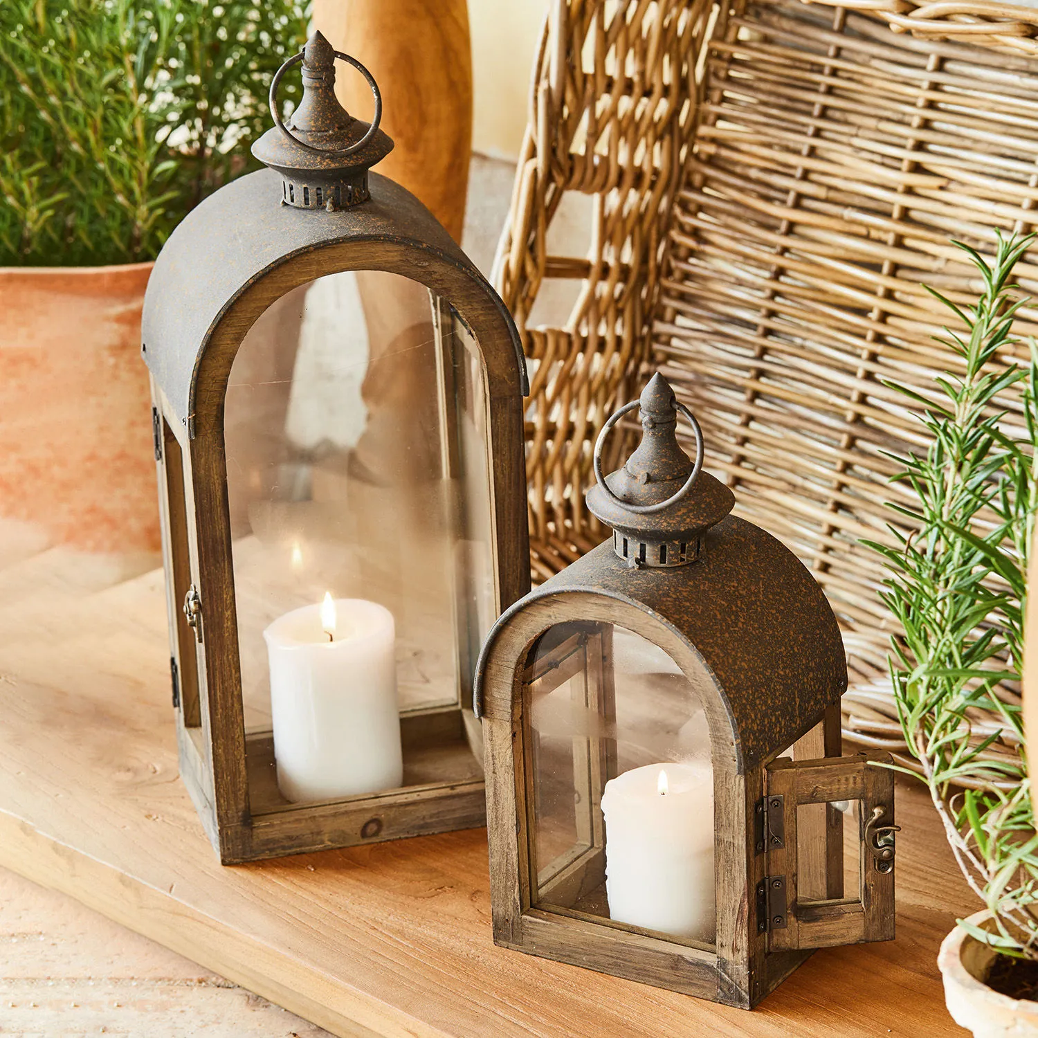 Laterne 2er Set Jadon Laterne 2er Set Jadon