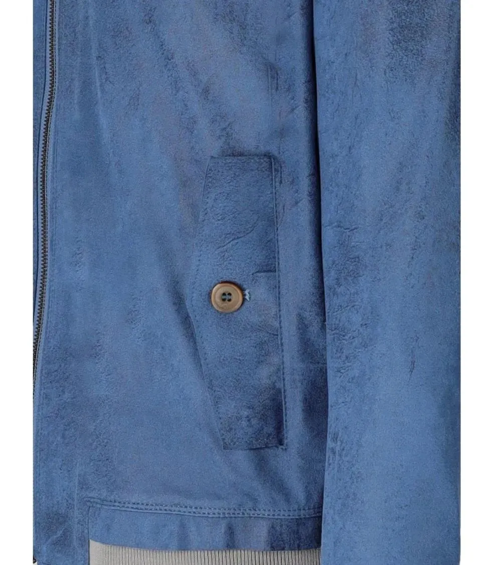 Bob - Biker Sky Bomber Jacket - Größe 52 - blau – Bild 3