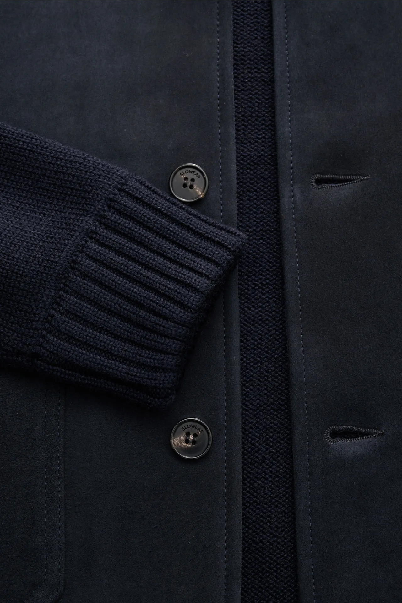 Zanone - Herren - Strickblouson navy – Bild 4