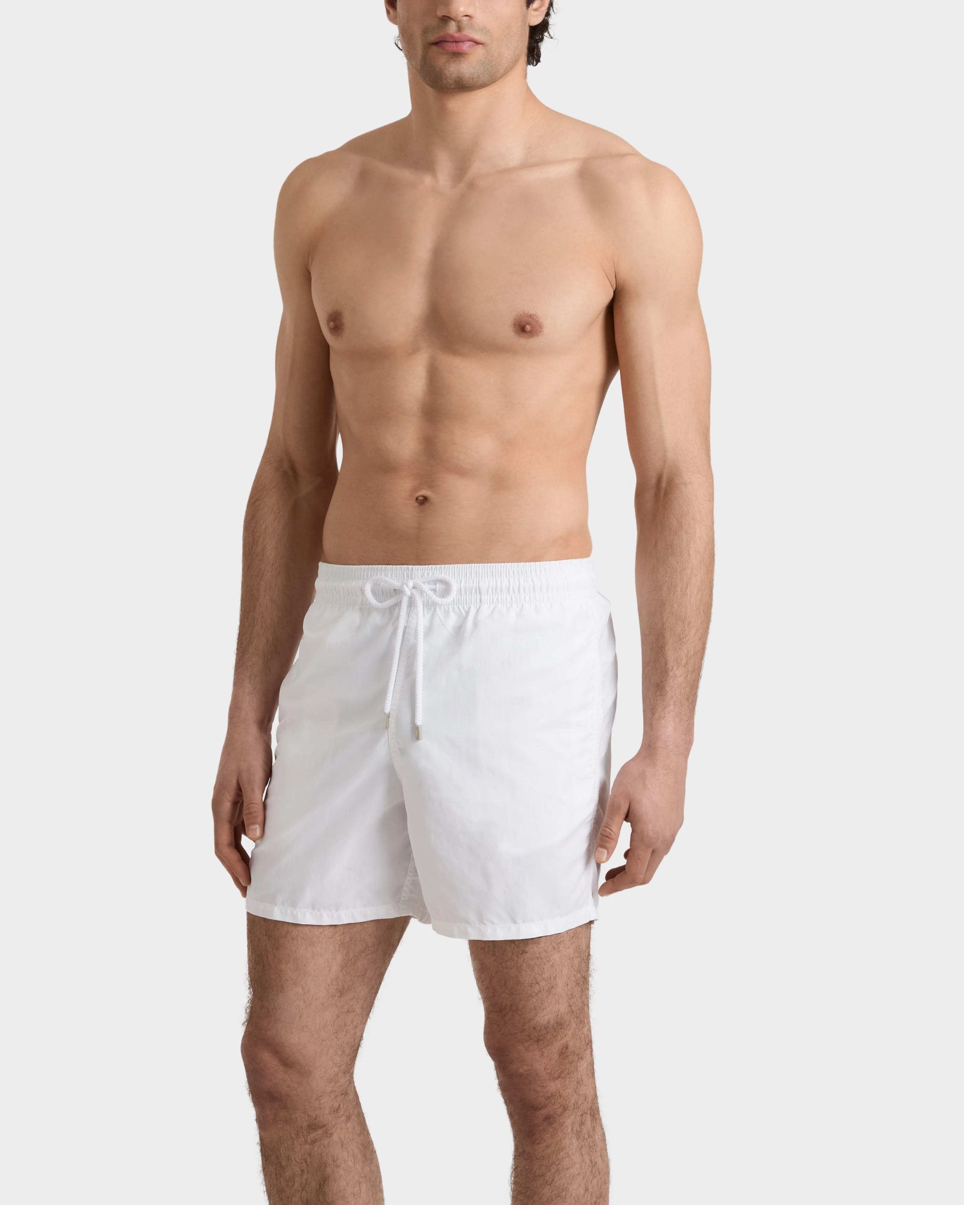 Vilebrequin - Solid Badeshorts Für Herren - Bademode - Moorea - Weiss - Größe L – Bild 3