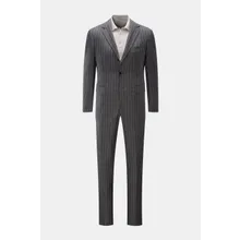 Stile Latino - Herren - Anzug %27Vincenzo%27 dunkelgrau/hellgrau gestreift Stile Latino - Herren - Anzug %27Vincenzo%27 dunkelgrau/hellgrau gestreift