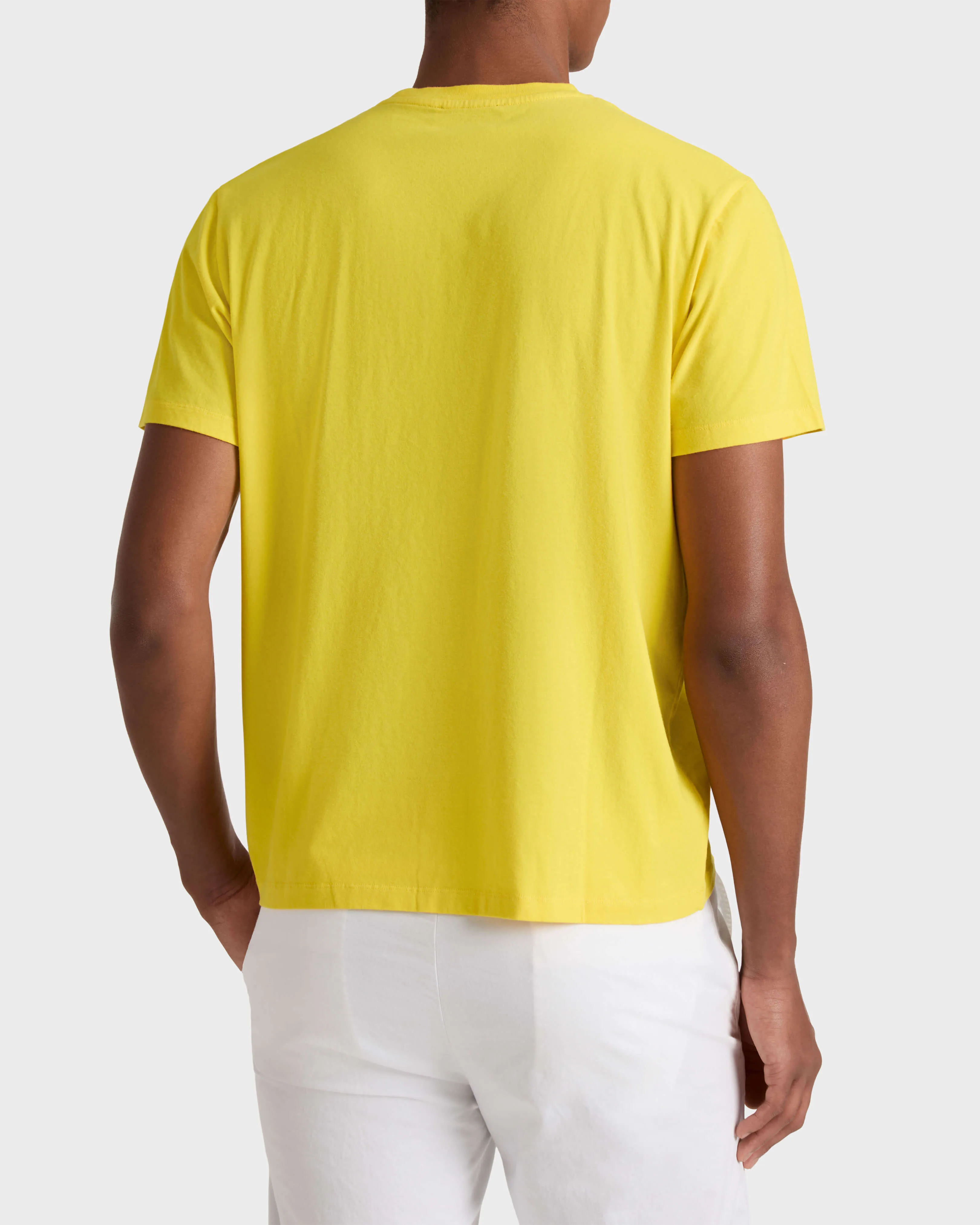 Vilebrequin - T-shirt Aus Bio-baumwolle Mit Aufgestickter, Großer Schildkröte Für Herren - T-shirt - Partisol - Gelb - Größe L – Bild 4