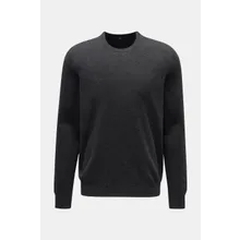 Fedeli - Herren - Cashmere Rundhalspullover dunkelgrau Fedeli - Herren - Cashmere Rundhalspullover dunkelgrau