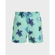 Vilebrequin - Herren-badeshorts Ronde Des Tortues Bestickt – Limitierte Auflage - Bademode - Mistral - Grün - Größe M Vilebrequin - Herren-badeshorts Ronde Des Tortues Bestickt – Limitierte Auflage - Bademode - Mistral - Grün - Größe M