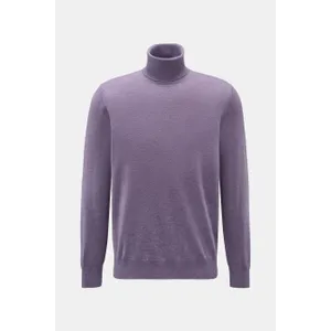 Brunello Cucinelli - Herren - Cashmere Rollkragenpullover violett meliert Brunello Cucinelli - Herren - Cashmere Rollkragenpullover violett meliert