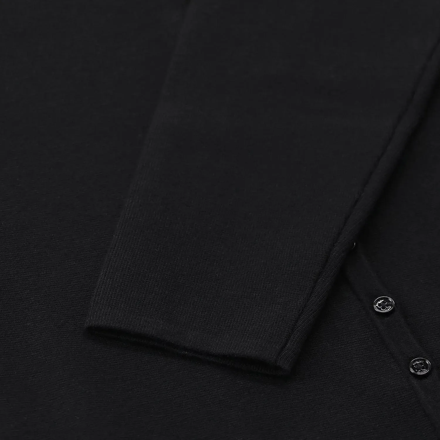 TOTEME - Strickjacke aus Materialmix - Größe XL - schwarz – Bild 3