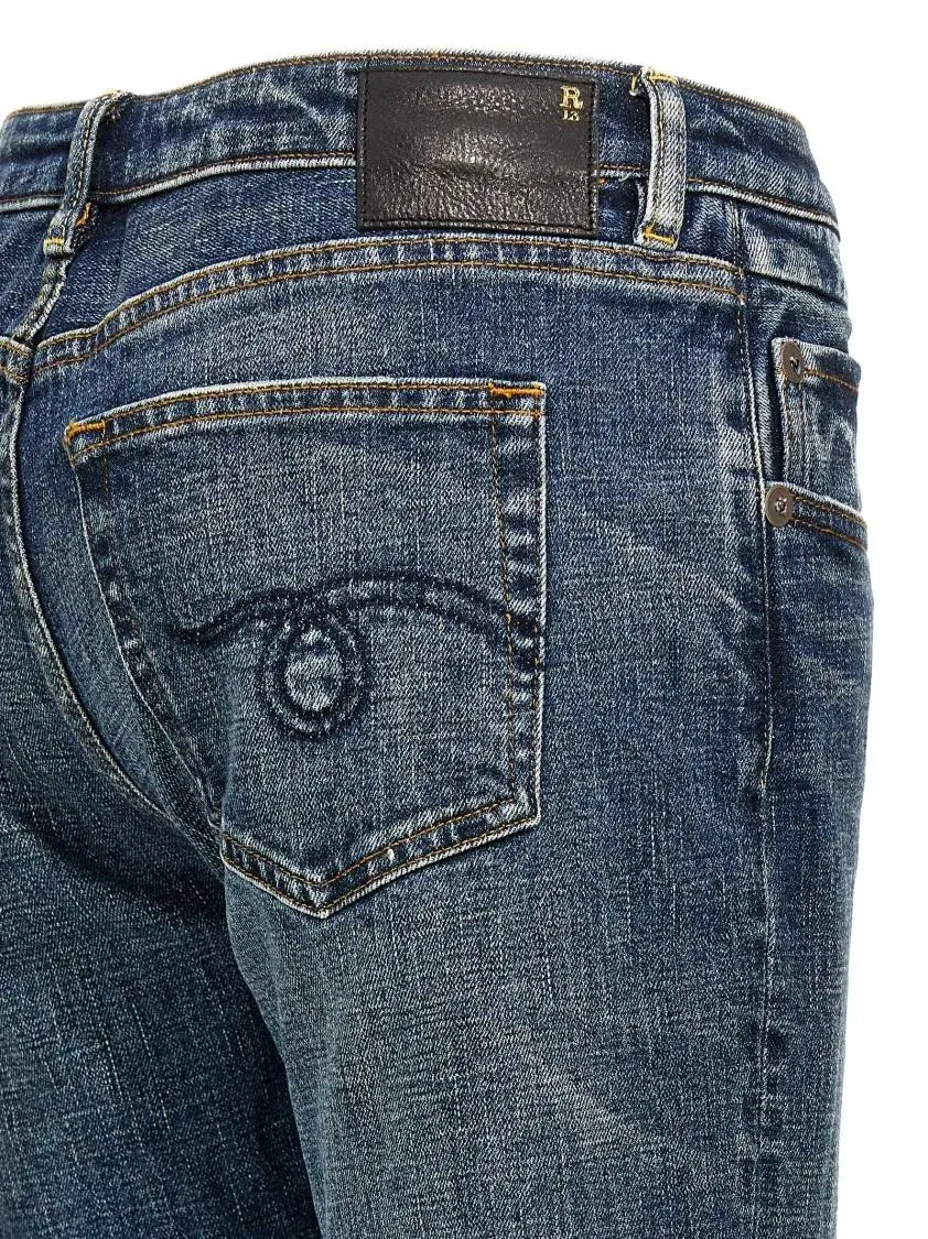 R13 - Overflow Boy Flare Jeans - Größe 25 - blau – Bild 2