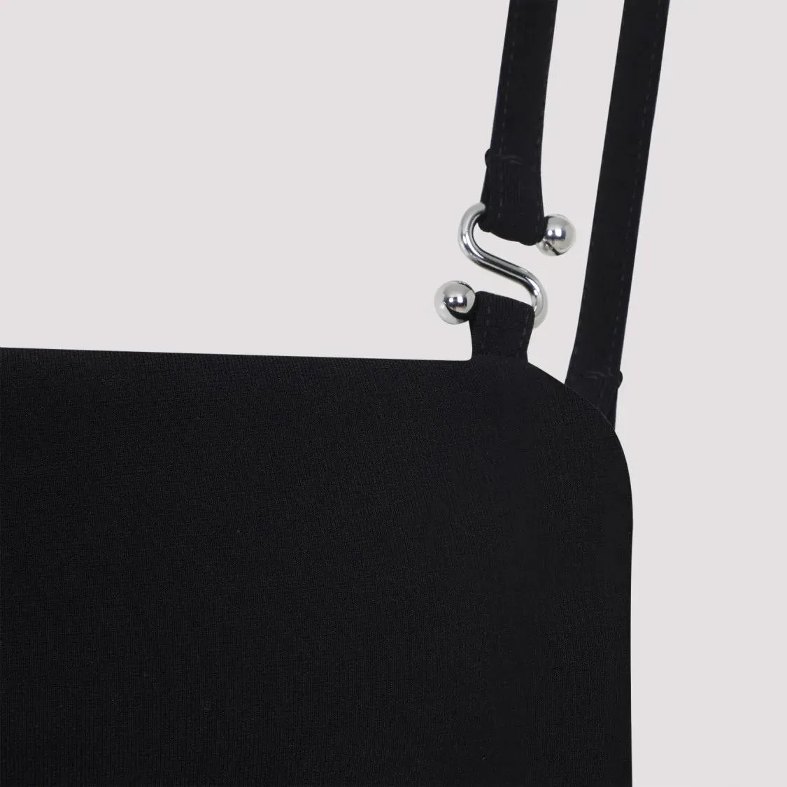 Sportmax - Fitted Mini Dress With Adjustable Spaghetti Straps - Größe XS - schwarz – Bild 2