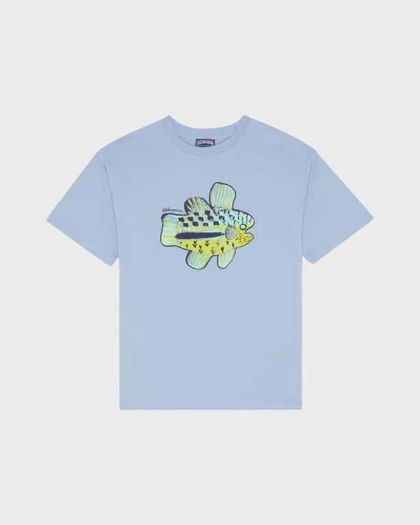 Vilebrequin - Fish Oversize-t-shirt Aus Bio-baumwolle Für Jungen - T-shirt - Galileo - Blau - Größe 6 Vilebrequin - Fish Oversize-t-shirt Aus Bio-baumwolle Für Jungen - T-shirt - Galileo - Blau - Größe 6