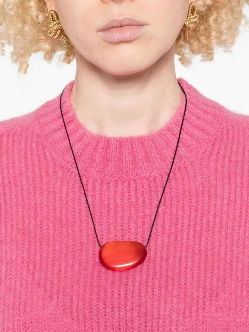 Twin-Set - Pink Ribbed Knit Sweater With Cropped Hem - Größe XS - pink – Bild 2