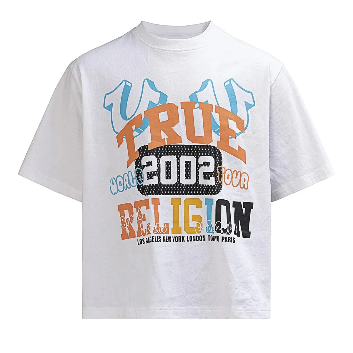 True Religion - T-Shirt UNIVERSITY - Größe XL - weiß True Religion - T-Shirt UNIVERSITY - Größe XL - weiß