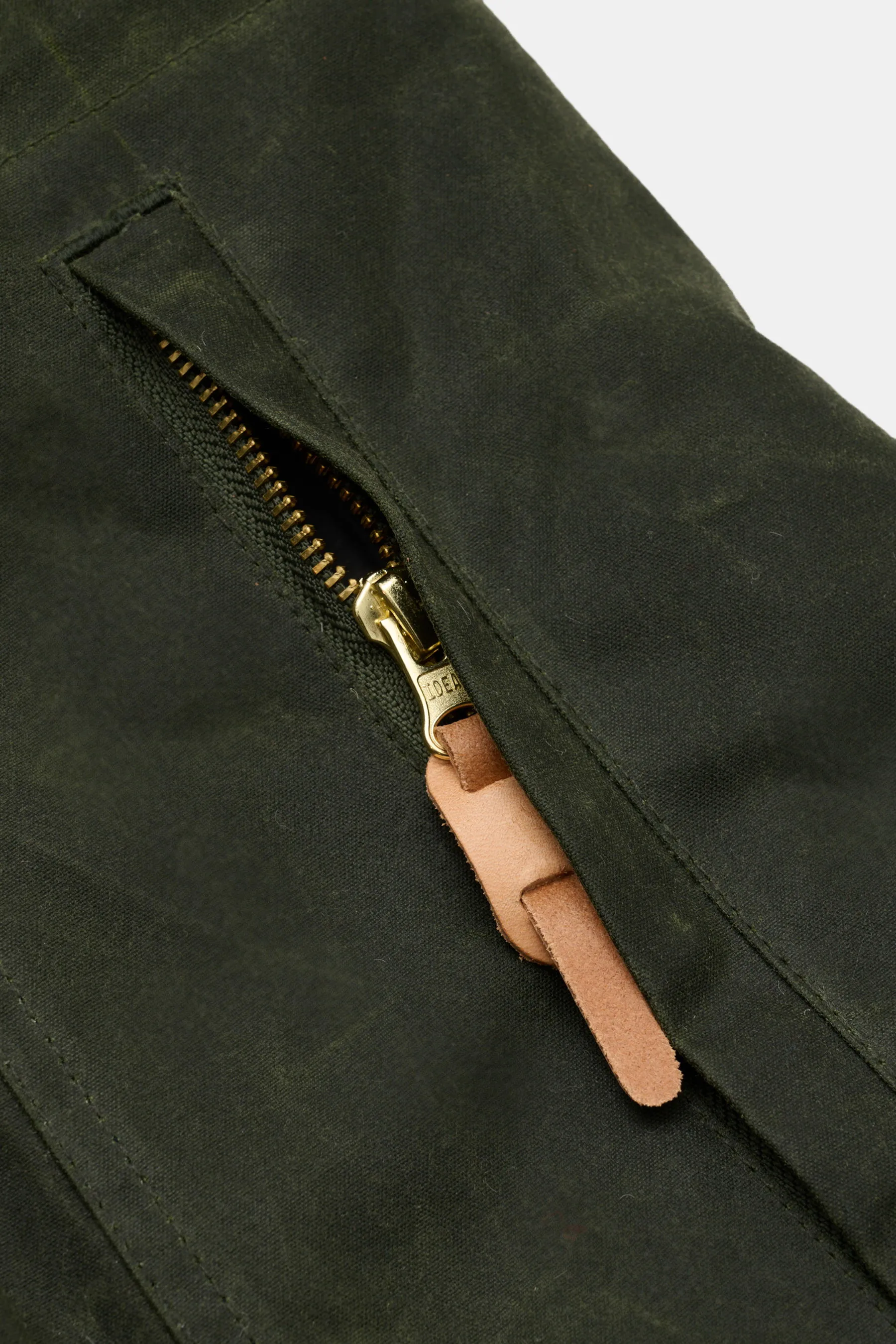 Manifattura Ceccarelli - Herren - Wachsjacke 'New Fisherman' oliv – Bild 8