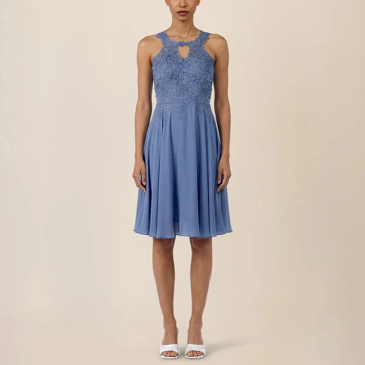 Apart - Cocktailkleid - Größe 44 - blau – Bild 4