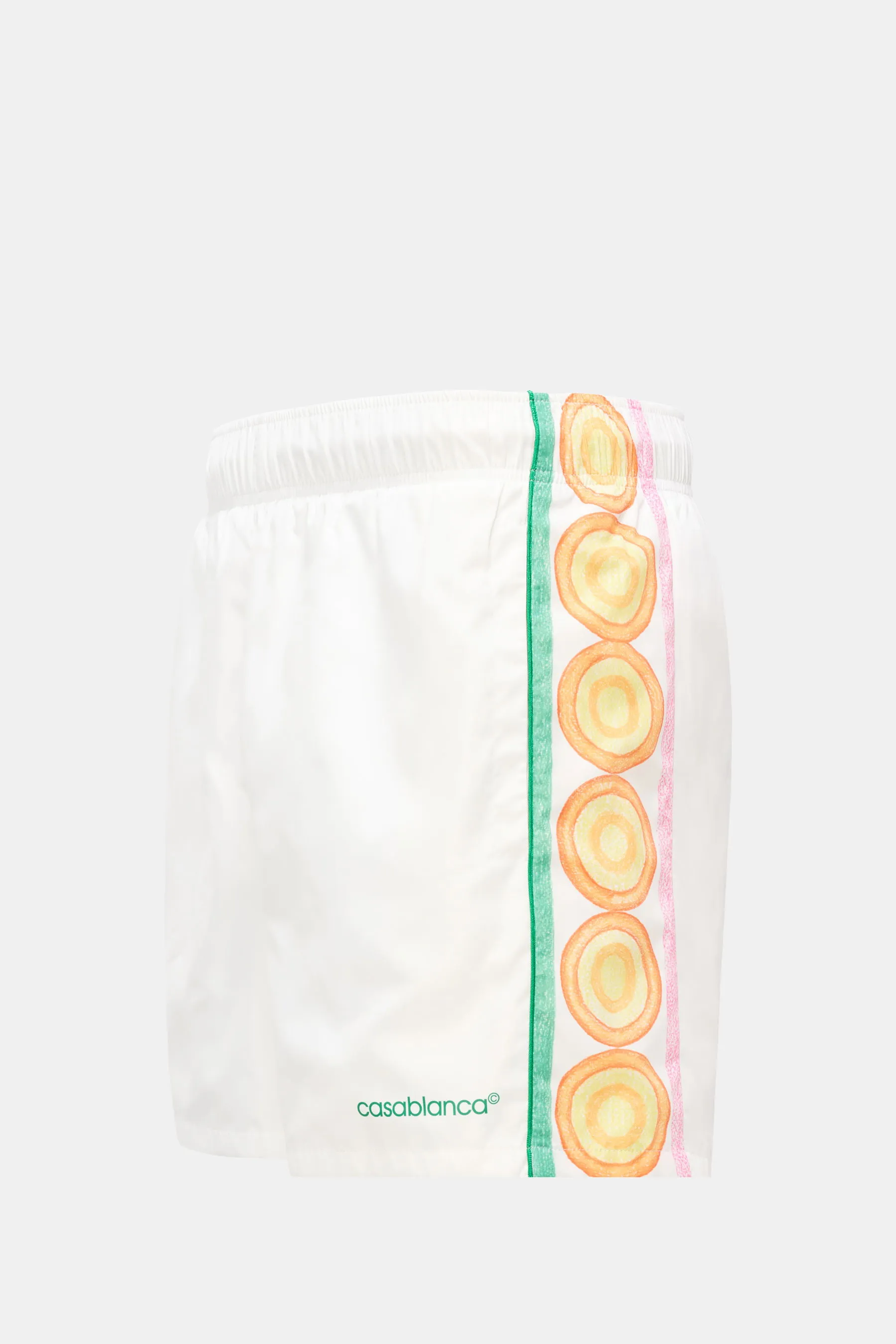 Casablanca - Herren - Shorts 'Crayon' weiß gemustert – Bild 2