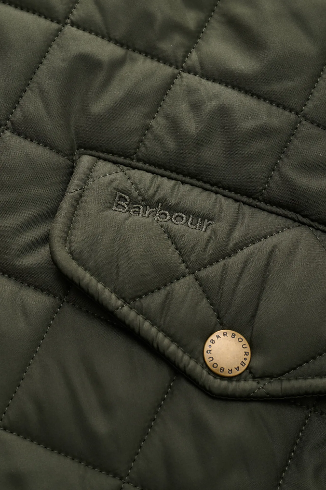 Barbour - Herren - Steppjacke 'Powell Quilt' dunkelgrün – Bild 5