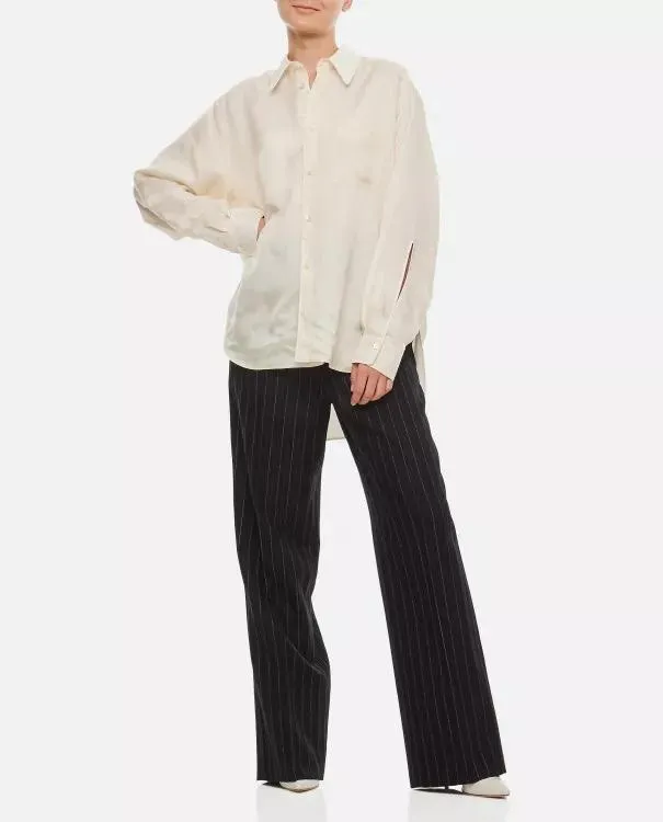 Quira - Reversible Button-Up Shirt - Größe 40 - weiß – Bild 2