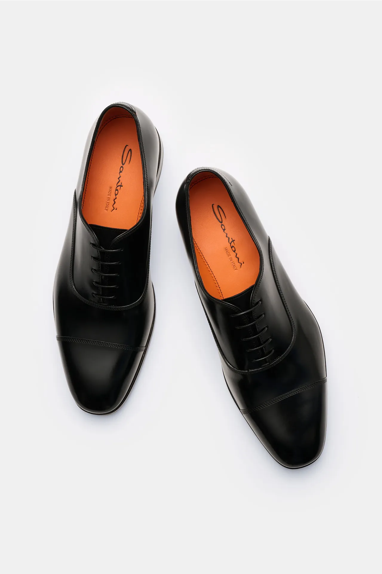 Santoni - Herren - Oxford schwarz – Bild 2