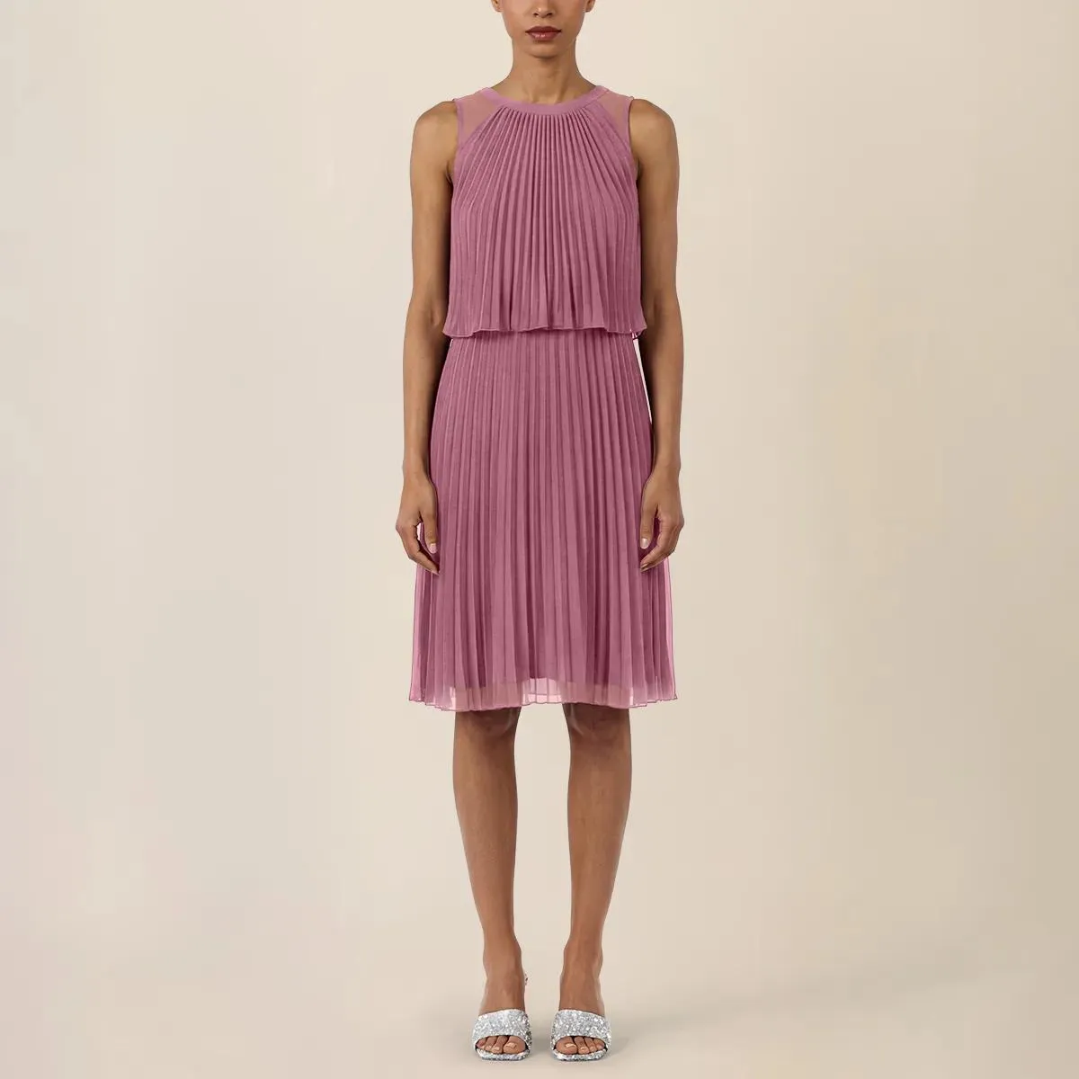 Apart - Chiffonkleid - Größe 38 - rosa – Bild 4