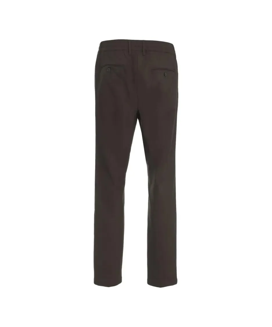 Cruna - Pleated Chinos With Oblique Pockets - Größe 48 - schwarz – Bild 2