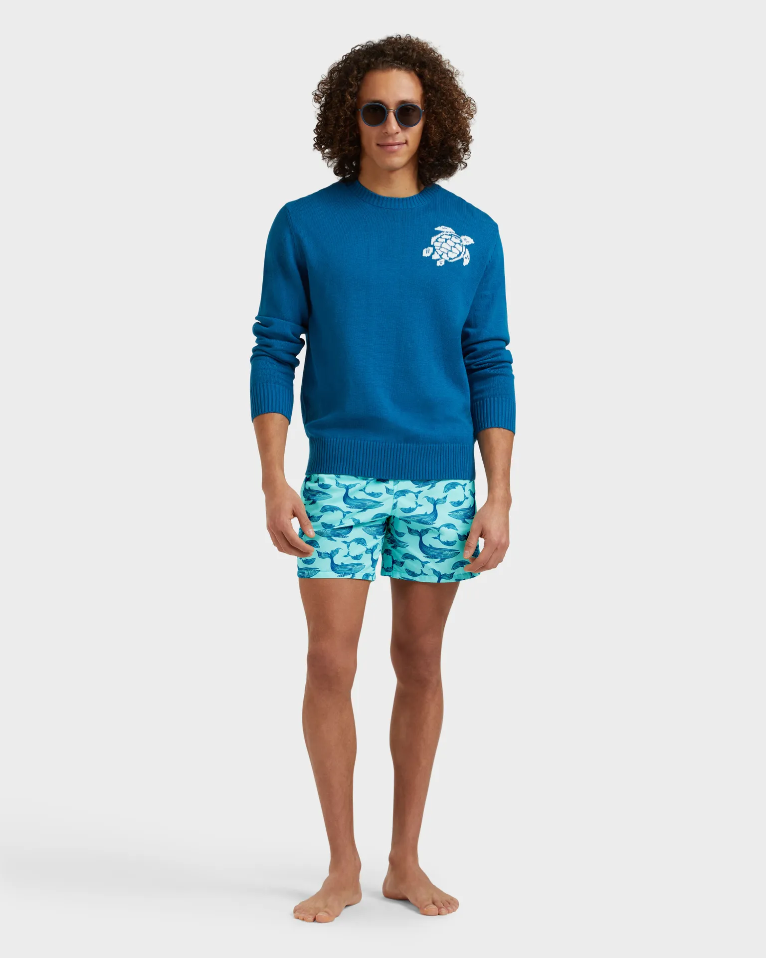 Vilebrequin - Whales Badeshorts Für Herren - Bademode - Moorea - Blau - Größe L – Bild 5