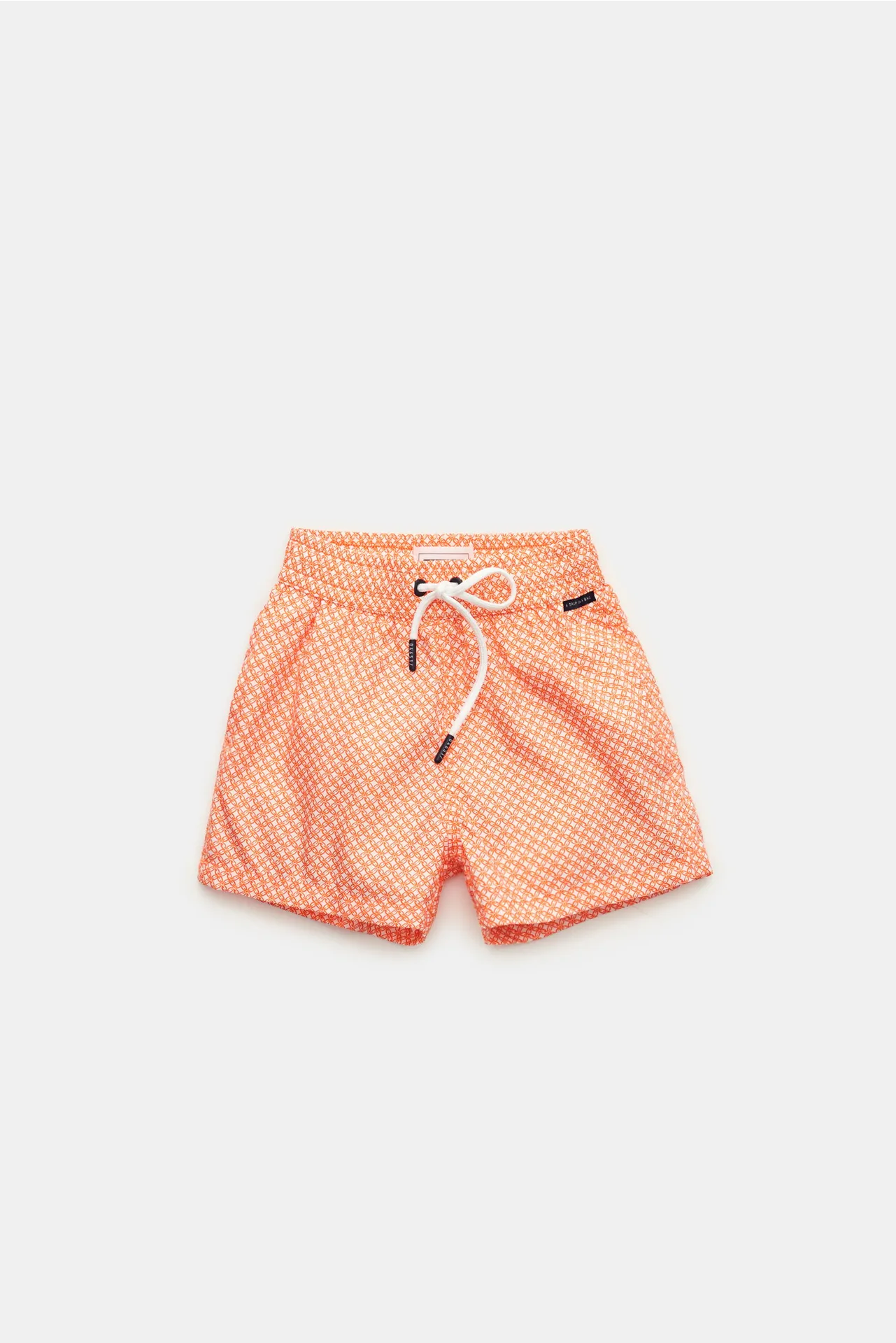 04651/ A trip in a bag - Herren - Kinder Badeshorts %27Kids Tile Swim%27 orange/weiß gemustert 04651/ A trip in a bag - Herren - Kinder Badeshorts %27Kids Tile Swim%27 orange/weiß gemustert