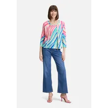 Shirtjacke mit Rippenstruktur