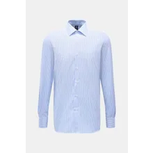 Finamore - Herren - Business Hemd %27Rodi Napoli%27 Kent-Kragen hellblau/weiß gestreift Finamore - Herren - Business Hemd %27Rodi Napoli%27 Kent-Kragen hellblau/weiß gestreift