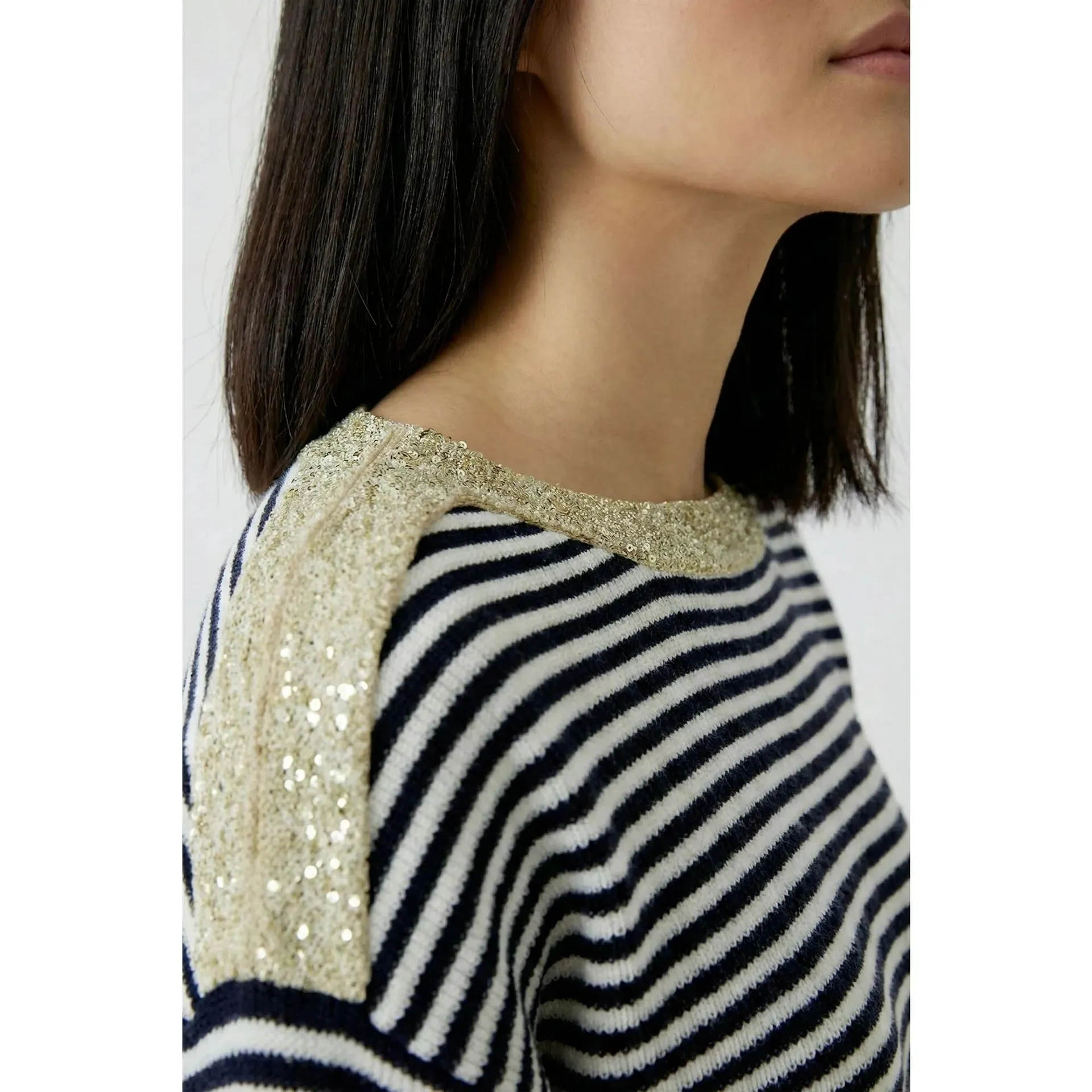 Oui - Pullover - Größe 40 DAMEN - blau – Bild 2