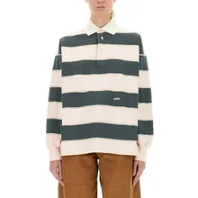 Autry - Horizontal Striped Long-Sleeved Polo Shirt - Größe XS - bunt Autry - Horizontal Striped Long-Sleeved Polo Shirt - Größe XS - bunt