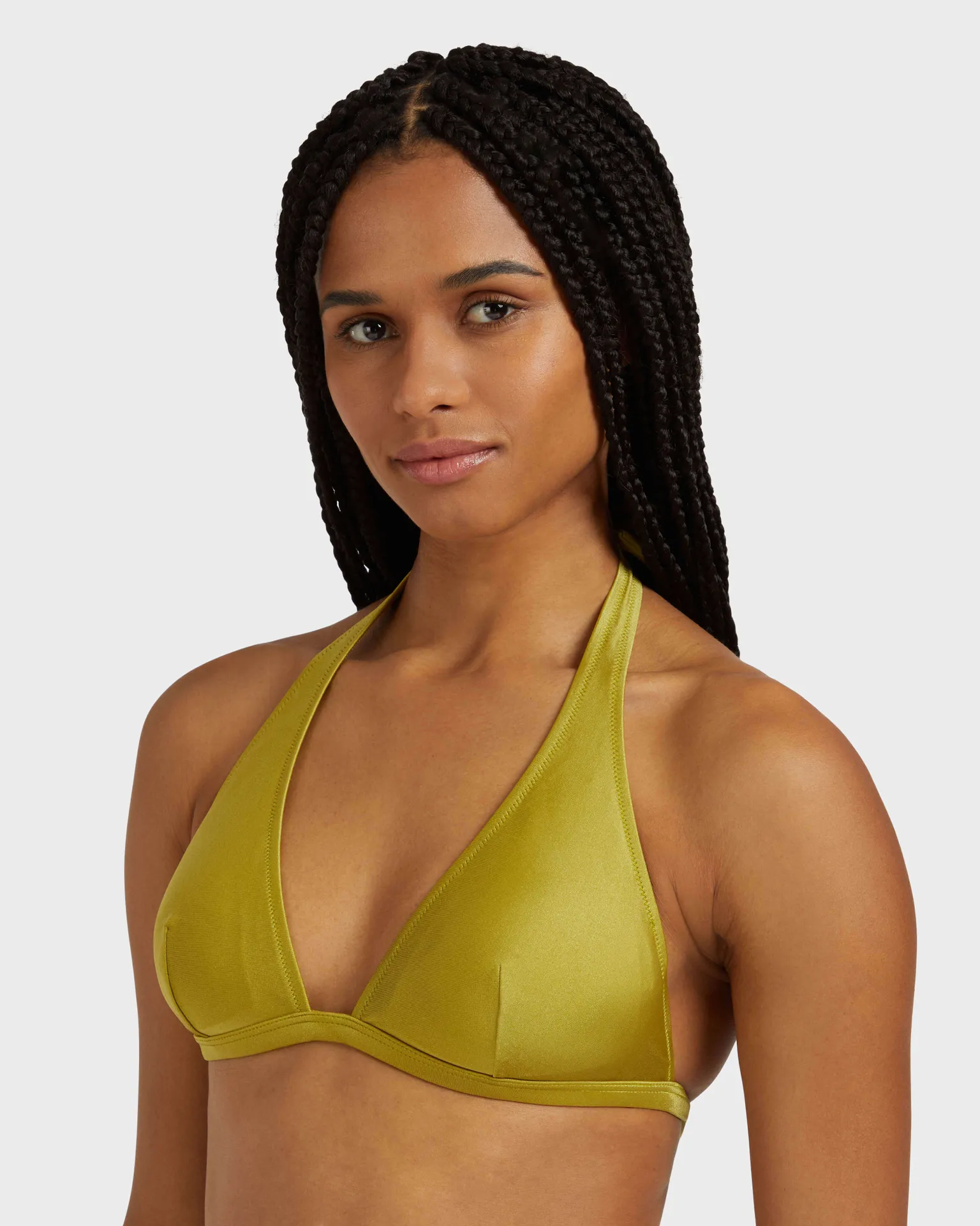 Vilebrequin - Shiny Solid Neckholder-bikinioberteil Für Damen - Bademode - Fleche - Grün - Größe M – Bild 5