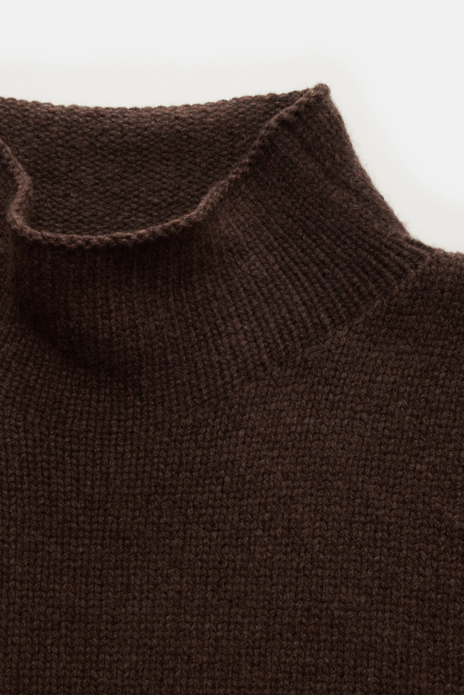 Fedeli - Herren - Cashmere Pullover 'Etna' braun – Bild 2