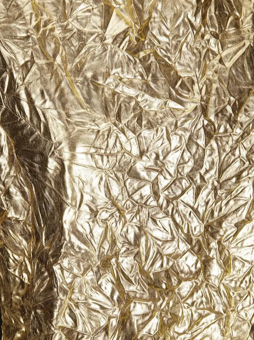 Maria Calderara - Crew Neck Top - Größe 2 - goldfarben – Bild 2